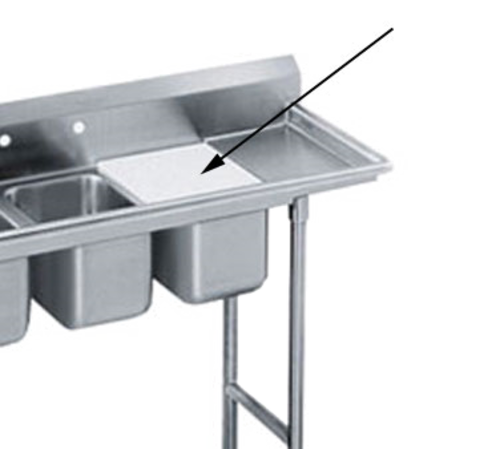 Advance Tabco K-2E Poly-Vance Sink Cover for 20" x 20" Deep Drawn Bowl