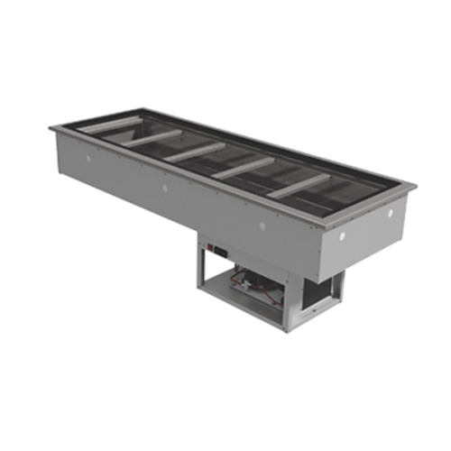 Advance Tabco DIRCP-5 5 Pans Stainless Steel Drop-In Refrigerated Cold Pan - 115 Volts