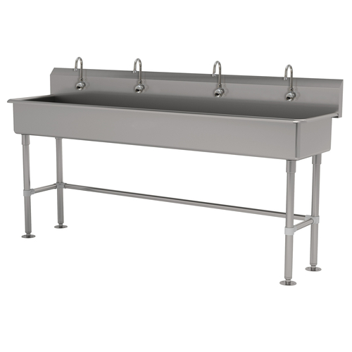 Advance Tabco FS-FM-80EF 80" W x 19.5" D x 42.5" H 14 Gauge Stainless Steel Multiwash Hand Sink