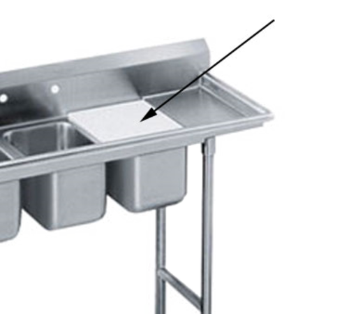 Advance Tabco K-2A Poly-Vance Sink Cover for 10" x 14" Deep Drawn Bowl