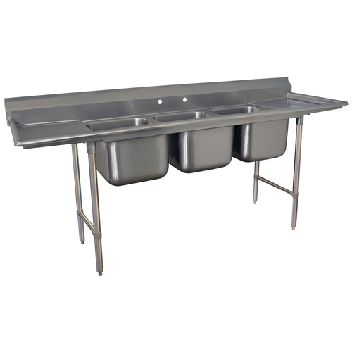 Advance Tabco 93-23-60-24RL 115" W 16 Gauge Stainless Steel Base Regaline Sink