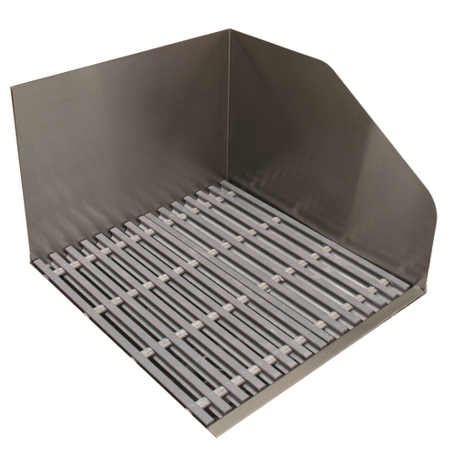 Advance Tabco 9-OP-24FM-FGR 21.38" W x 24" D x 28" H Stainless Steel Floor Mounted Mop Sink