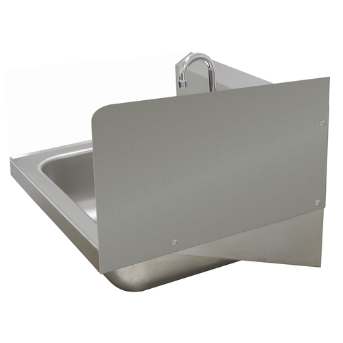 Advance Tabco 7-PS-13E 12" H Bolted Side Splash for Hand Sinks
