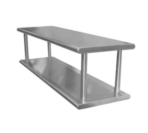 Advance Tabco PA-18-72-2 72" W x 18" D Stainless Steel Double Pass-Thru Shelf