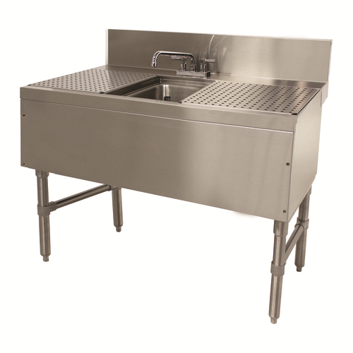 Advance Tabco PRB-24-31C 36" W x 25" D Stainless Steel Prestige Underbar Sink Unit