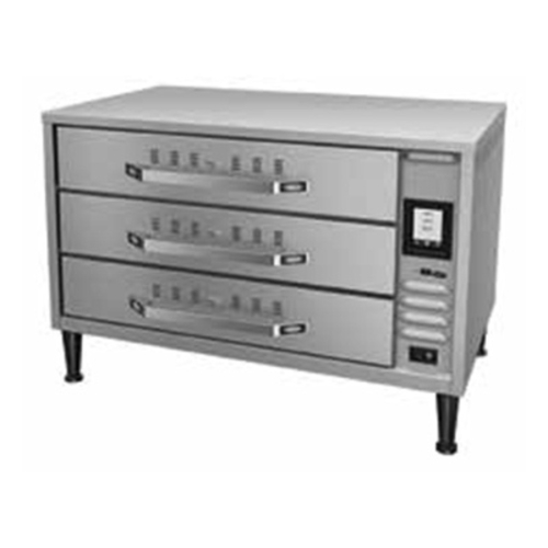 Hatco HDW-1.5R2 28.88" W Stainless Steel Free Standing Warming Split Drawer Unit - 690 Watts, 120 Volts