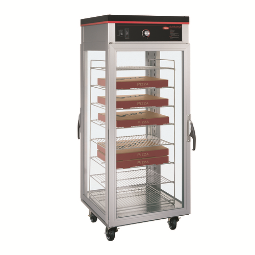 Hatco PFST-2X 22.81" W Aluminum 2 Door Flav-R-Savor Tall Dry Holding Cabinet - 1767 Watts