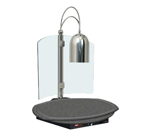 Hatco DCSB400-R24-1 14" - 26" Heated Base Decorative Carving Station with Single Heat Lamps - 120 Volts