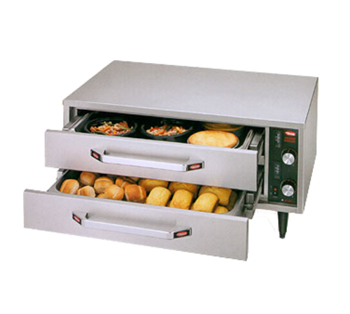 Hatco HDW-1R2 28.88" W Stainless Steel Free Standing Warming Split Drawer Unit - 690 Watts, 120 Volts