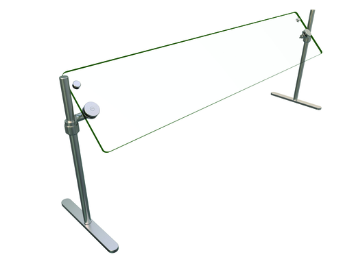 Hatco ORBIT720-60 60" W x 14" D Self-Service Flav-R-Shield ORBIT720 Portable Food Shield
