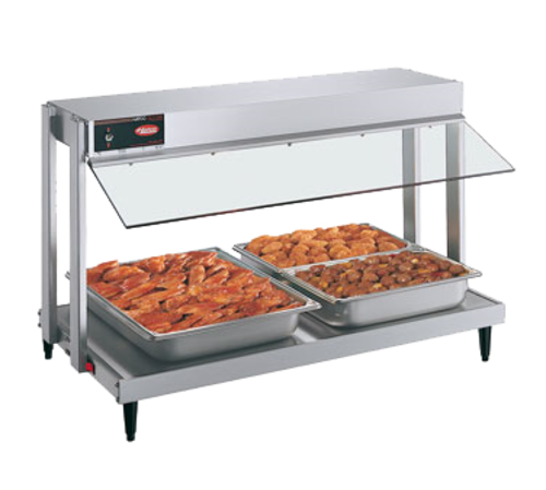 Hatco GRHW-2P 43.25" W Countertop Thermostatic Glo-Ray Hors D'Oeuvre Warmer - 120 Volts