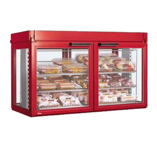Hatco LFST-48-1X 48.88" W 3 Shelves Full Service Flav-R-Savor Non-Humidified Large Capacity Merchandising Cabinet - 120/208 Volts