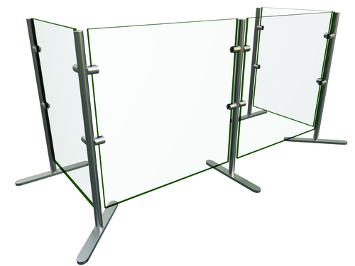Hatco EP6-48 48" W x 18" D Portable 2 Bays Flav-R-Shield EP6 Food Shield