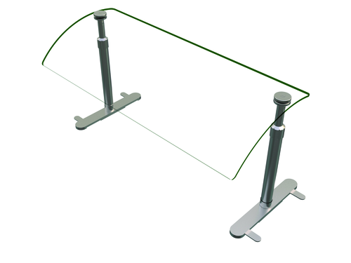 Hatco EP950-36 36" W x 14" D Self-Service Flav-R-Shield EP950 Portable Food Shield