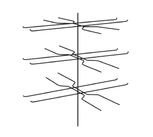 Hatco FSDT3TPT (3) Tier Pretzel Tree