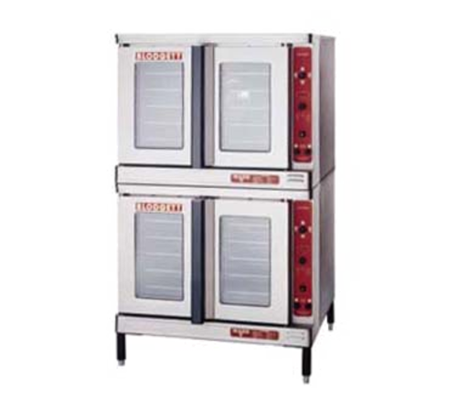Blodgett MARK V-200 DBL Stainless Steel 2 Decks Bakery Size Electric Convection Oven - 208 Volts 3-Ph