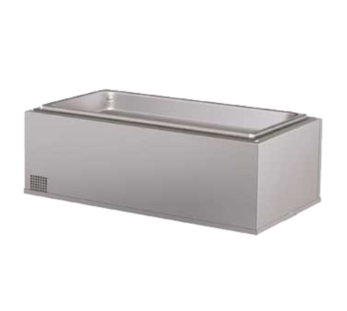 Hatco HWBLIB-FULDA Full Size Pan Rectangular Stainless Steel Bottom Mounted Auto-Fill Built-In Heated Well with Drain - 120 Volts