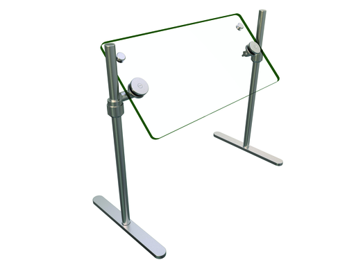 Hatco ORBIT720-24 24" W x 14" D Self-Service Flav-R-Shield ORBIT720 Portable Food Shield