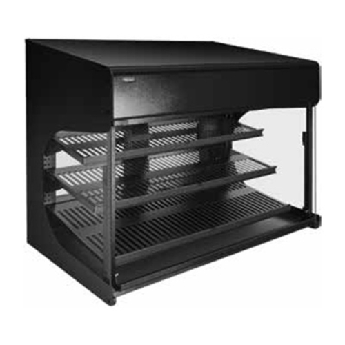 Hatco FS3HAC-4226 27.27" W Painted 3 Shelves Flav-R-Savor Air Curtain Heated Display Cabinet - 120/208 Volts