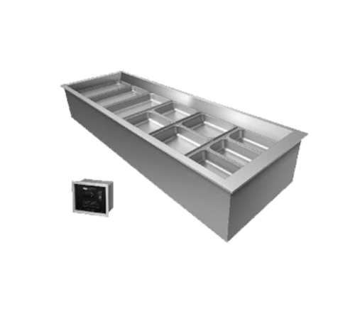 Hatco CWBX-3 Three Pans Aluminum & Stainless Steel Drop-In Refrigerated Well
