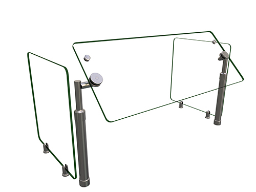 Hatco B950-36 36" W x 18" D Self-Service 1 Bay Flav-R-Shield B950 Food Shield