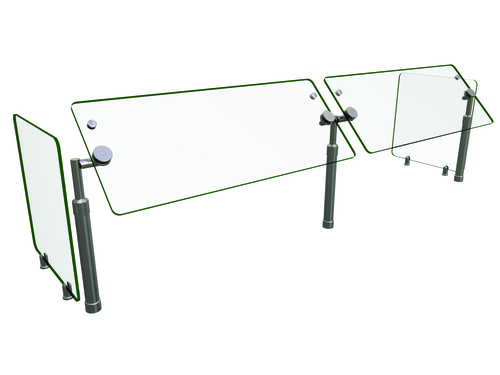 Hatco B950-72 72" W x 18" D Self-Service 2 Bays Flav-R-Shield B950 Food Shield