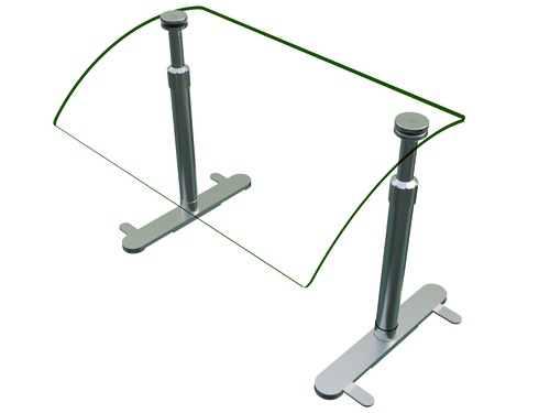 Hatco EP950-24 24" W x 14" D Self-Service Flav-R-Shield EP950 Portable Food Shield