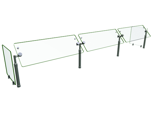 Hatco B950-120 120" W x 18" D Self-Service 3 Bays Flav-R-Shield B950 Food Shield