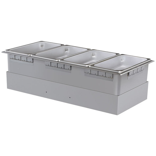 Hatco HWBHRT-43D (1) 4/3 Size Rectangular Stainless Steel Non-Insulated Drop-In Heated Well - 120 Volts