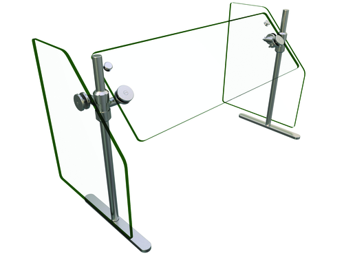 Hatco ORBIT720-36 36" W x 14" D Self-Service Flav-R-Shield ORBIT720 Portable Food Shield