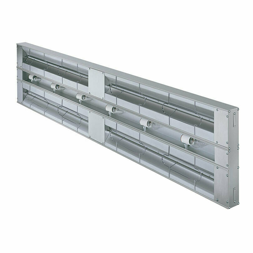 Hatco GRAL-66D3 66" W Aluminum with 3" Spacing Glo-Ray Infrared Strip Heater - 2620 Watts