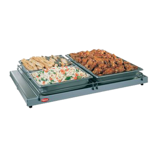 Hatco GRS-60-C 60" W x 9.75" D Stainless Steel Freestanding Glo-Ray Heated Shelf - 120 Volts