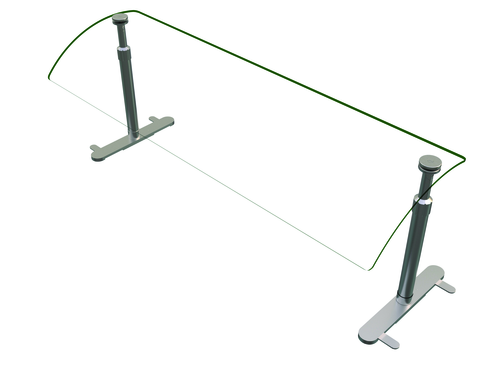 Hatco EP950-48 48" W x 14" D Self-Service Flav-R-Shield EP950 Portable Food Shield