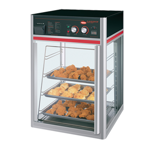 Hatco FSDT-1X-120-QS 22.42" W 4 Shelves Full Service Flav-R-Savor Holding and Display Cabinet - 120 Volts