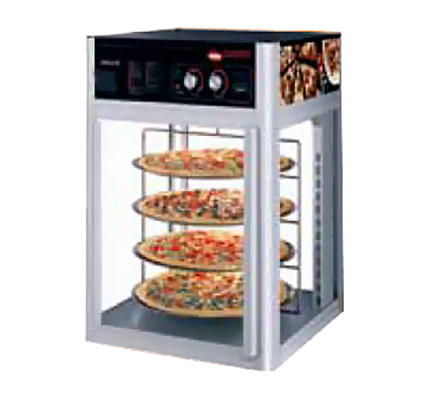 Hatco FSD-1-120-QS 22.5" W 3 Shelves Rotating Rack Flav-R-Savor Holding and Display Cabinet - 120 Volts