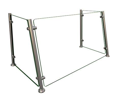 Hatco EP15-36 36" W x 22" H x 18" D Stainless Steel Single-Sided Full-Service Flav-R-Shield EP15 Food Shield