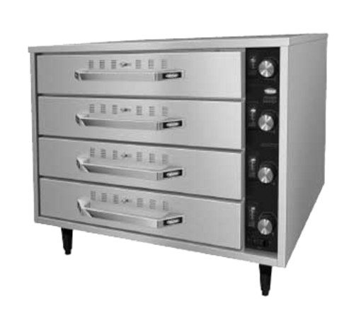 Hatco HDW-2R2 28.88" W Stainless Steel Free Standing Warming Split Drawer Unit - 1290 Watts, 120 Volts