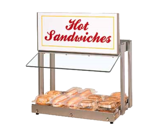 Hatco GRHW-1SG 22.25" W Countertop Thermostatic Glo-Ray Display Warmer - 120 Volts