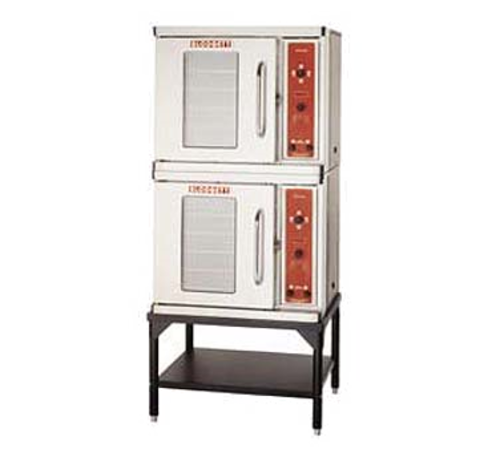 Blodgett CTBR DBL Stainless Steel 2 Decks Half Size Electric Convection Oven - 208 Volts 3-Ph