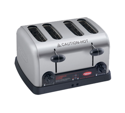 Hatco TPT-240-QS 13.63" W Stainless Steel Removable Crum Tray Pop-Up Toaster - 240 Volts