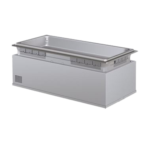 Hatco HWBHRT-43 (1) 4/3 Size Rectangular Stainless Steel Non-Insulated Drop-In Heated Well - 120 Volts