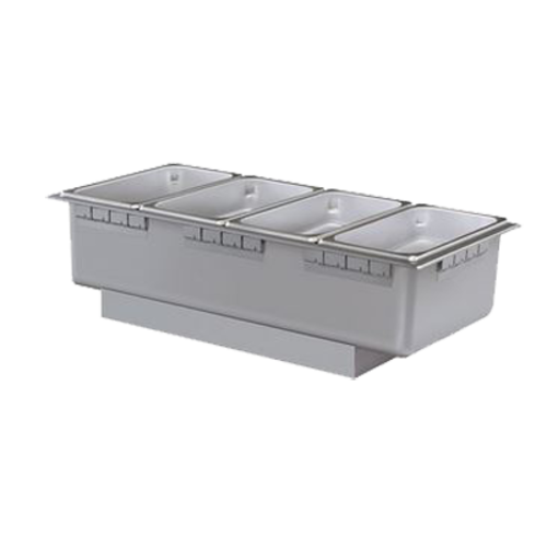 Hatco HWBH-FUL Full Size Pan Rectangular Stainless Steel Top or Bottom Mounted Drop-In Heated Well - 120 Volts