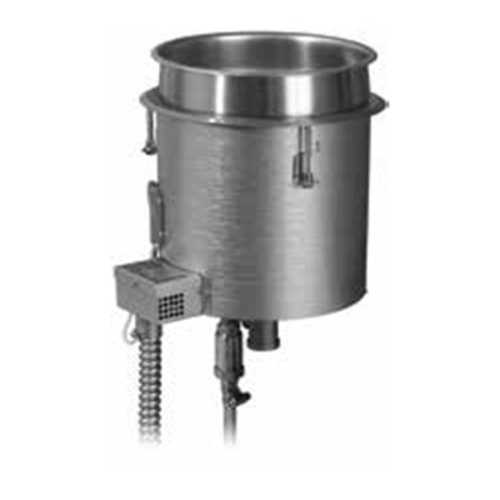 Hatco HWBI-7QTDA 7 Qt. Round Stainless Steel Insulated Drop-In Heated Well