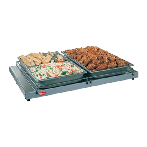 Hatco GRS-60-G 60" W x 15.75" D Stainless Steel Freestanding Glo-Ray Heated Shelf - 120 Volts