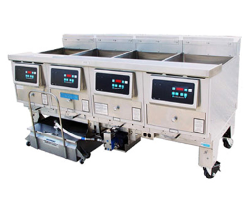 Ultrafryer B-P20-18-4-UC-LP 77.87" W Liquid Propane 4 Tanks UltraClear Filtration UltraGold Fryer - 260,000 BTU