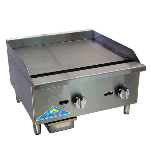 Comstock-Castle CCEGG48-LP Manual Controls With Stainless Steel Front Galvanized Sides Countertop Liquid Propane Griddle - 120,000 BTU