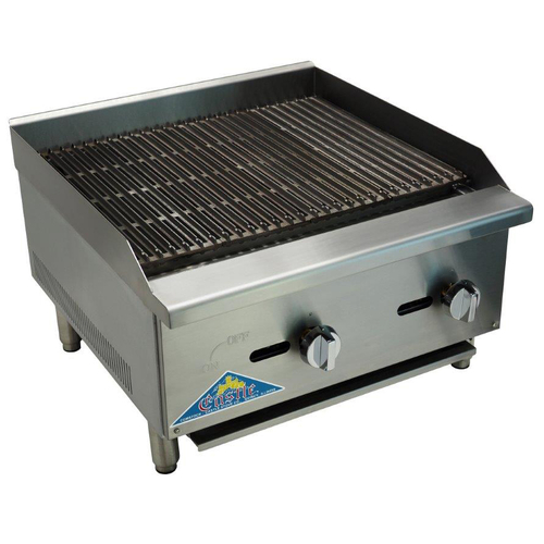 Comstock-Castle CCERB24-LP 24" W 10 Ga. Stainless Steel Radiants Liquid Propane Char-Broiler-Radiant - 60,000 BTU