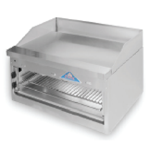 Comstock-Castle FHP30-30-NG Manual Controls With Insulated Stainless Steel Exterior Countertop Gas Griddle - 72,000 BTU