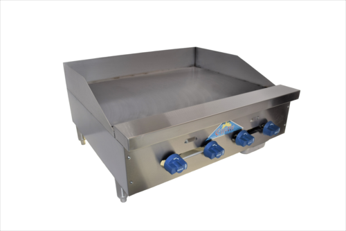 Comstock-Castle FHP54-54-LP Manual Controls With Stainless Steel Exterior Countertop Liquid Propane Griddle - 108,000 BTU