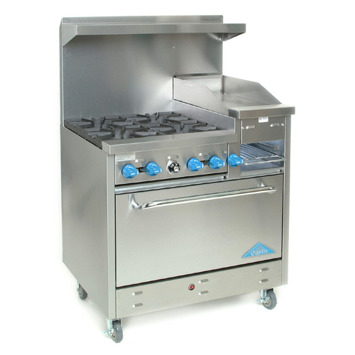 Comstock-Castle F330-12B-NG 4 Star Burners Gas Range - 96,000 BTU